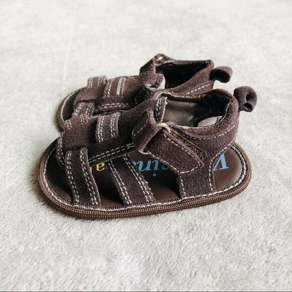 Vitamins Baby Soft Suede Fisherman Sandals - Picture 1 of 8